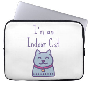 Housse Pour Ordinateur Portable Je suis un Amoureux des chats d'Humour amusant de