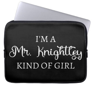Housse Pour Ordinateur Portable Je suis une fille de M. Knightley