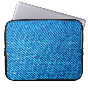 Housse Pour Ordinateur Portable jean en tissu Denim jean bleu