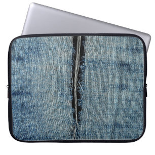 Housse Pour Ordinateur Portable Jeans arrachés