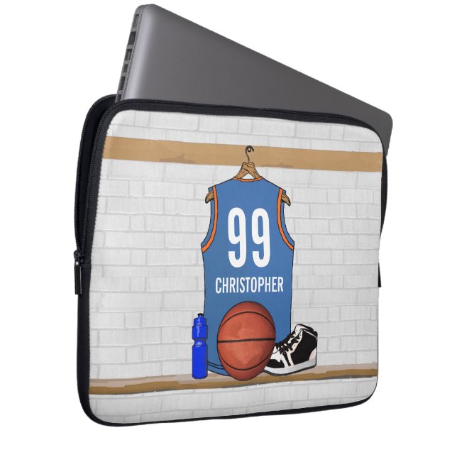 Housse Pour Ordinateur Portable Jersey de basket-ball personnalisé (LB) (Devant droit)