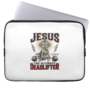 Housse Pour Ordinateur Portable Jésus Le Deadlifter Ultime Vintage Chemise Chrétie