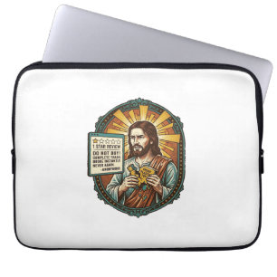 Housse Pour Ordinateur Portable Jésus Mauvaise Influence Produit Avis Échec Humour