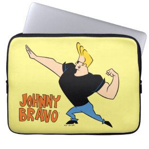 Housse Pour Ordinateur Portable Johnny Bravo Flexing