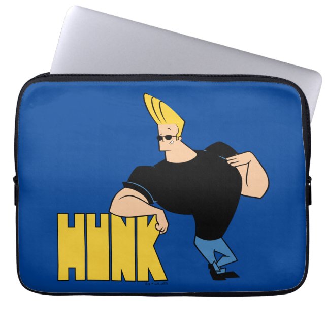 Housse Pour Ordinateur Portable Johnny Bravo - Hunk (Devant)