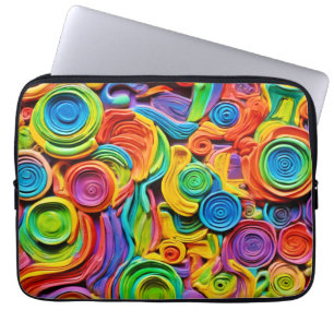 Housse Pour Ordinateur Portable Joie en céramique Abstraite