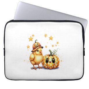 Housse Pour Ordinateur Portable Joli Citrouille de poussette Halloween