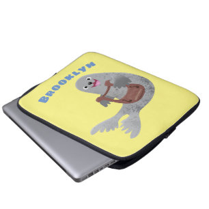 Housse Pour Ordinateur Portable Joli dessin animé sur le phoque du Groenland