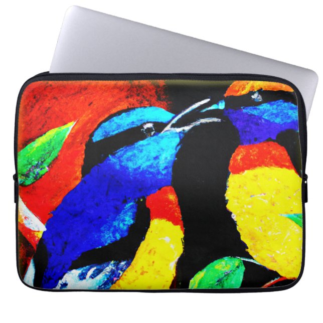 Housse Pour Ordinateur Portable Joli Oiseaux Couple. Commandez dès maintenant  (Devant)