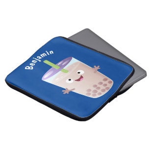 Housse Pour Ordinateur Portable Joli personnage de dessin animé boba thé bulle