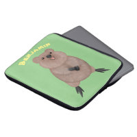 Joli sourire mignon dessin animé quokka