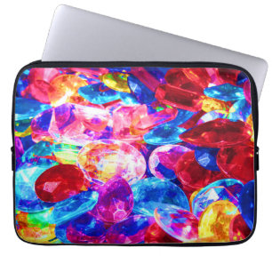 Housse Pour Ordinateur Portable Jolie texture de bijoux abstraits colorés