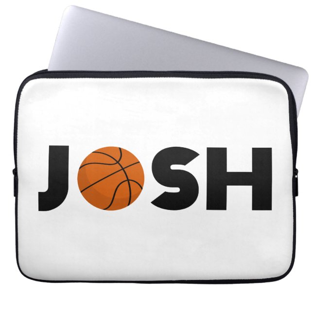 Housse Pour Ordinateur Portable Josh Basketball (Devant)