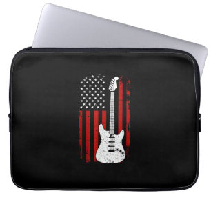 Housse Pour Ordinateur Portable Joueur de musique de drapeau américain américain G