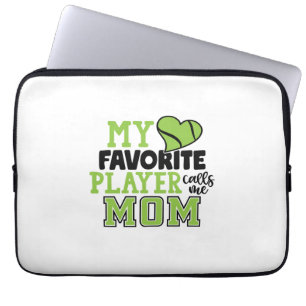 Housse Pour Ordinateur Portable Joueur de tennis Mon Joueur Favori M'Appelle Mam