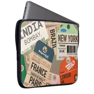 Housse Pour Ordinateur Portable Journal de voyage
