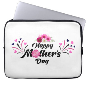 Housse Pour Ordinateur Portable Joyeuse fête des Mères design moderne unique pour