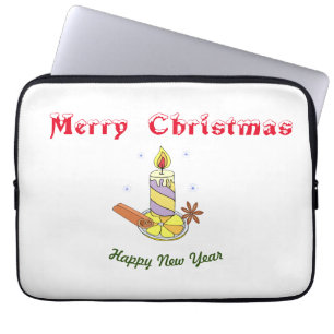 Housse Pour Ordinateur Portable Joyeux Noël Bonne année