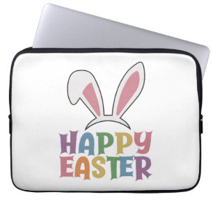 Housse Pour Ordinateur Portable Joyeux Pâques
