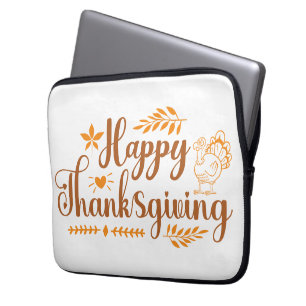 Housse Pour Ordinateur Portable Joyeux Thanksgiving