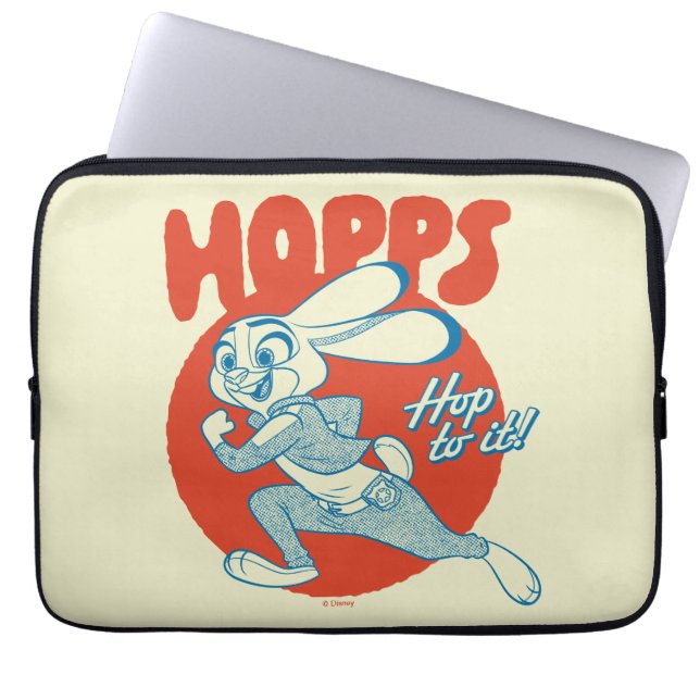 Housse Pour Ordinateur Portable Judy Hopps - Hop to it! (Devant)