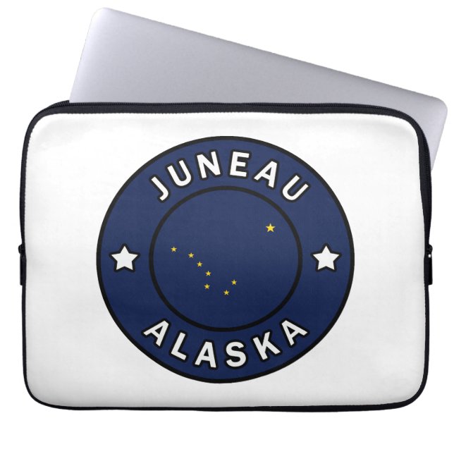 Housse Pour Ordinateur Portable Juneau Alaska (Devant)