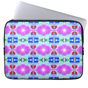 Housse Pour Ordinateur Portable Kaleidoscope Fleur d'Azur