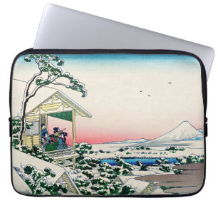 Housse Pour Ordinateur Portable Katsushika Hokusai - Maison de thé à Koishikawa