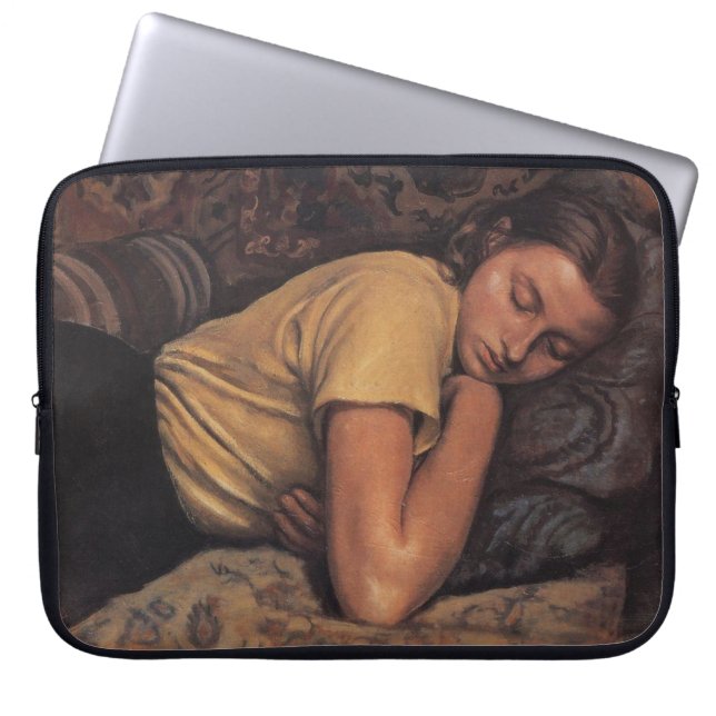 Housse Pour Ordinateur Portable Katya endormi (par Serebriakova) (Devant)