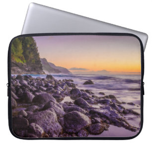 Housse Pour Ordinateur Portable Ke’e Beach at Sunrise, Kauai, Hawaii