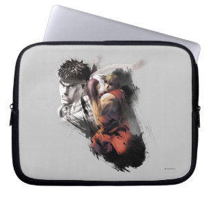 Housse Pour Ordinateur Portable Ken contre Ryu