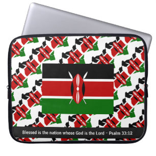 Housse Pour Ordinateur Portable KENYA Nation Bénéficiaire Portable chrétien