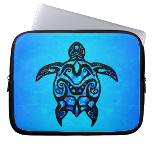 Housse Pour Ordinateur Portable Ketmie tribale de tortue