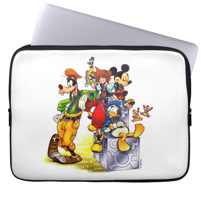 Housse Pour Ordinateur Portable Kingdom Hearts : coded | Key art (Devant)