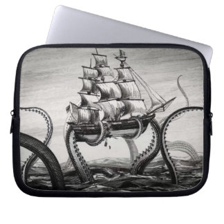 Housse Pour Ordinateur Portable Kraken supportant un pirate/bateau de navigation