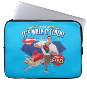 Housse Pour Ordinateur Portable Krypto & Superman - C'est Walk O'Clock !