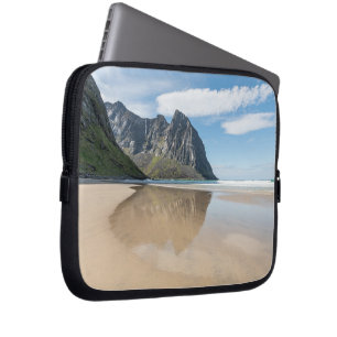 Housse Pour Ordinateur Portable Kvalvika Lofoten Norvège
