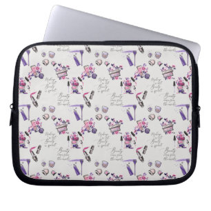 Housse Pour Ordinateur Portable La beauté vient du motif d'intérieur