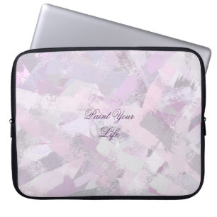 Housse Pour Ordinateur Portable La brosse abstraite frotte la texture