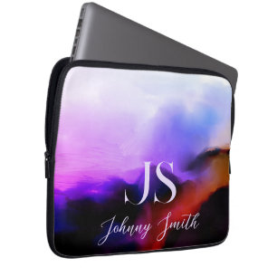 Housse Pour Ordinateur Portable La Foi Peut Faire Des Miracles Ombre Cliff Monogra