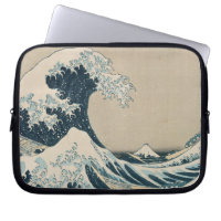 La grande vague de Kanagawa, vues du mont Fuji