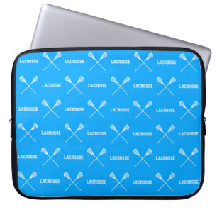 Housse Pour Ordinateur Portable La lacrosse bleue colle la douille d'ordinateur