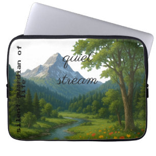 Housse Pour Ordinateur Portable La nature, gardienne silencieuse de la vie.