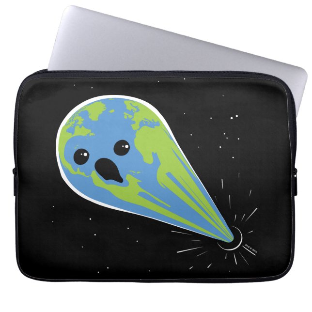 Housse Pour Ordinateur Portable La terre contre le trou noir (Devant)