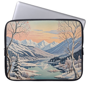 Housse Pour Ordinateur Portable La tranquillité d'hiver