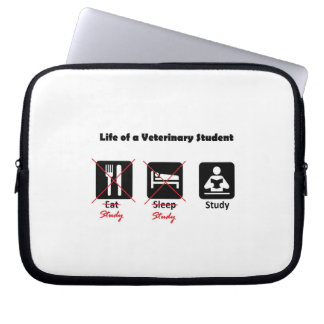 Housse Pour Ordinateur Portable La vie d'une douille vétérinaire d'ordinateur