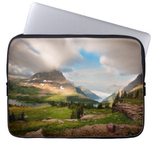 Housse Pour Ordinateur Portable Lac alpin nuageux mountains