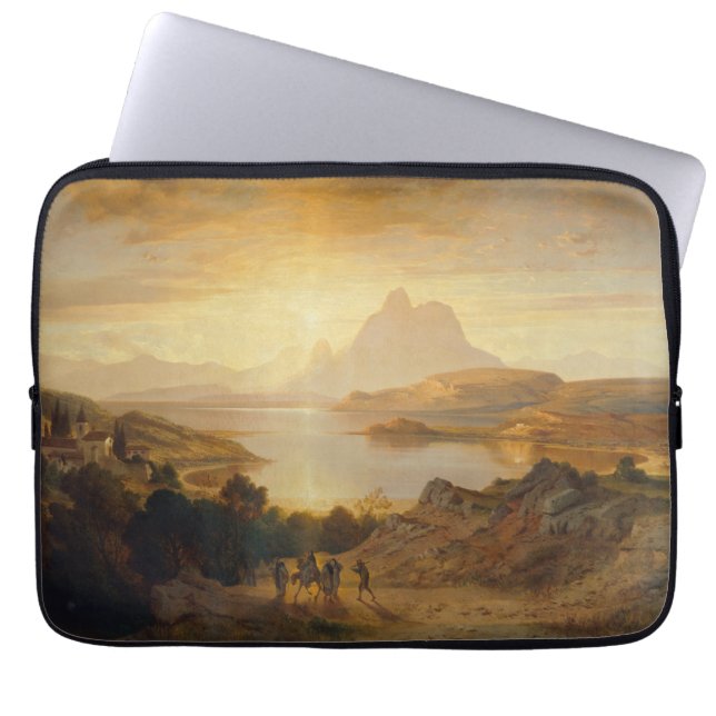 Housse Pour Ordinateur Portable Lago di Lugano - Albert Zimmermann (Devant)