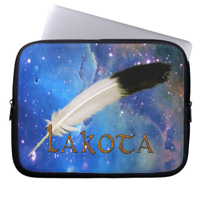 Housse Pour Ordinateur Portable LAKOTA Nation & Feather Space Portable (Devant)