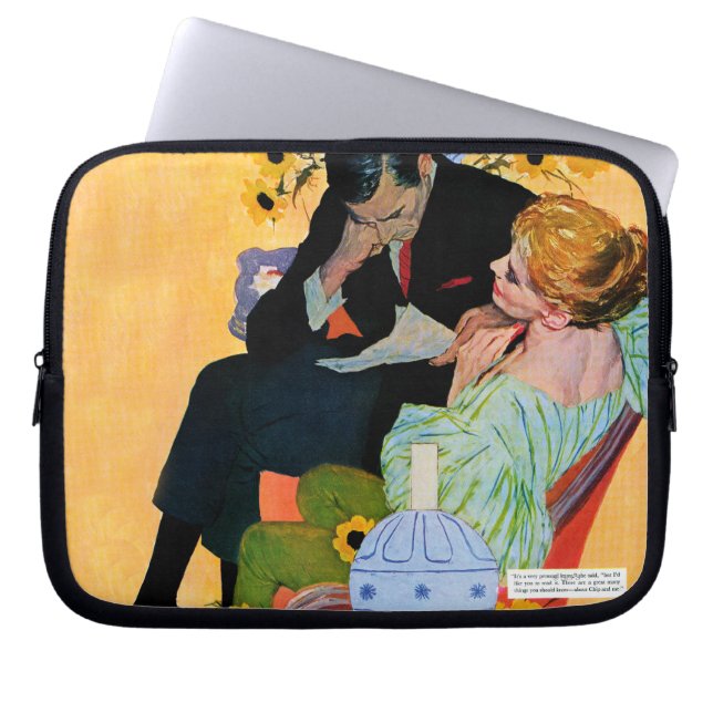 Housse Pour Ordinateur Portable L'amour meurt lentement (Devant)